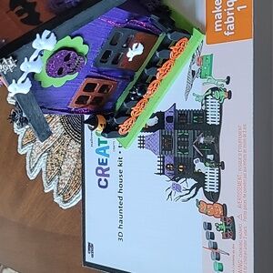 Wood Halloween Haunted House Decoration And 3D Haunted House Kit.